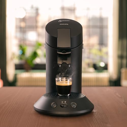 Machine à Café à Dosettes Noire – Intensité Réglable – 1 ou 2 Tasses - Bravelo