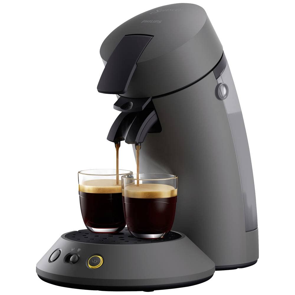Machine à Café à Dosettes Noire – Intensité Réglable – 1 ou 2 Tasses - Bravelo