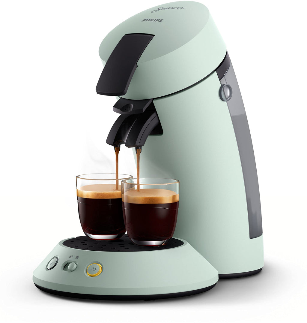 Machine à Café à Dosettes Vert Menthe – Intensité Réglable – 1 ou 2 Tasses - Bravelo
