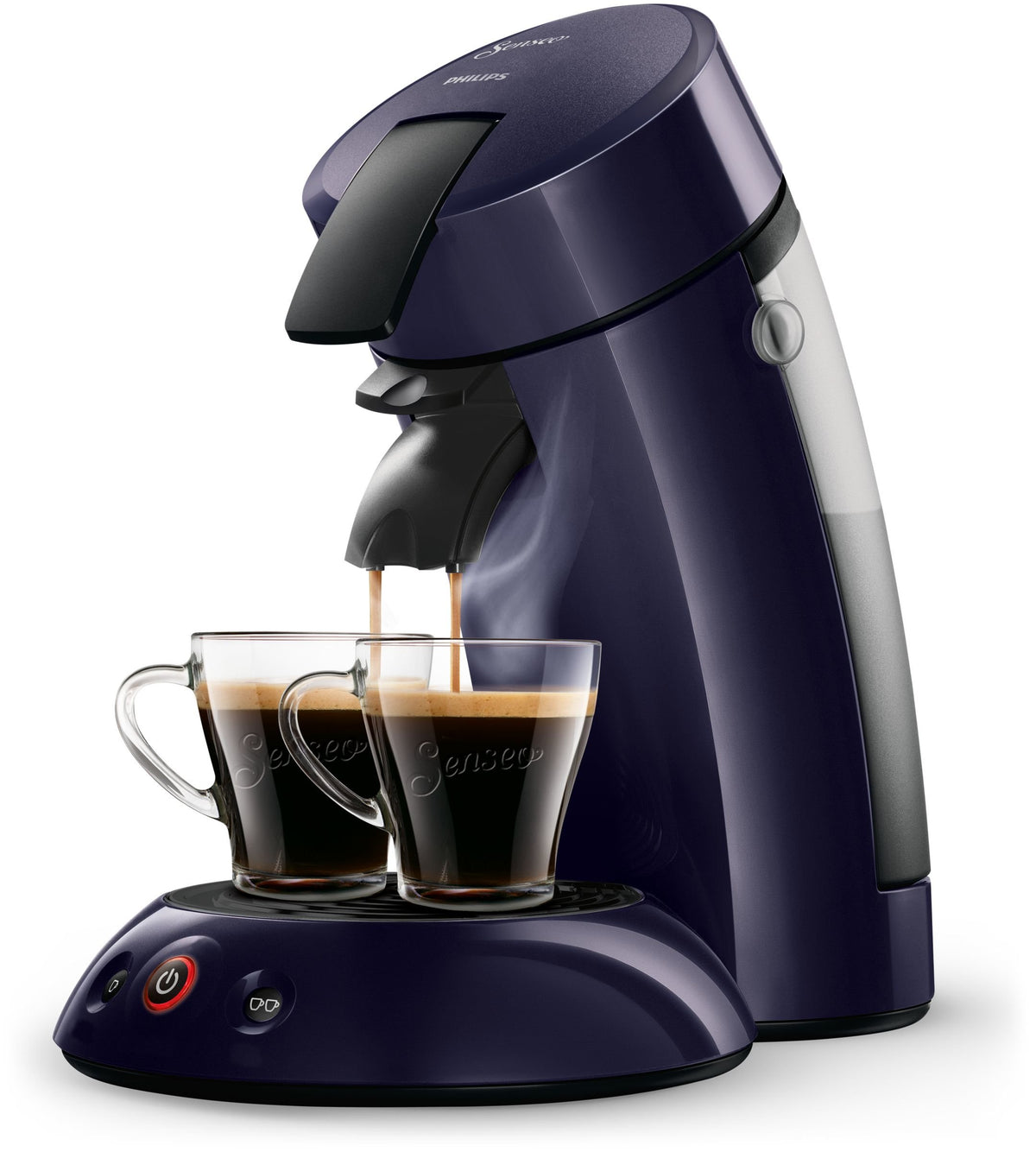 Machine à Café à Dosettes Bleu Nuit – 1 ou 2 Tasses – Crème Veloutée - Bravelo
